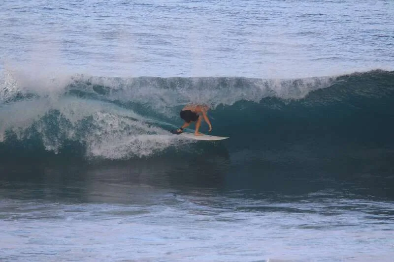 Surfing in Byron Bay, Australia